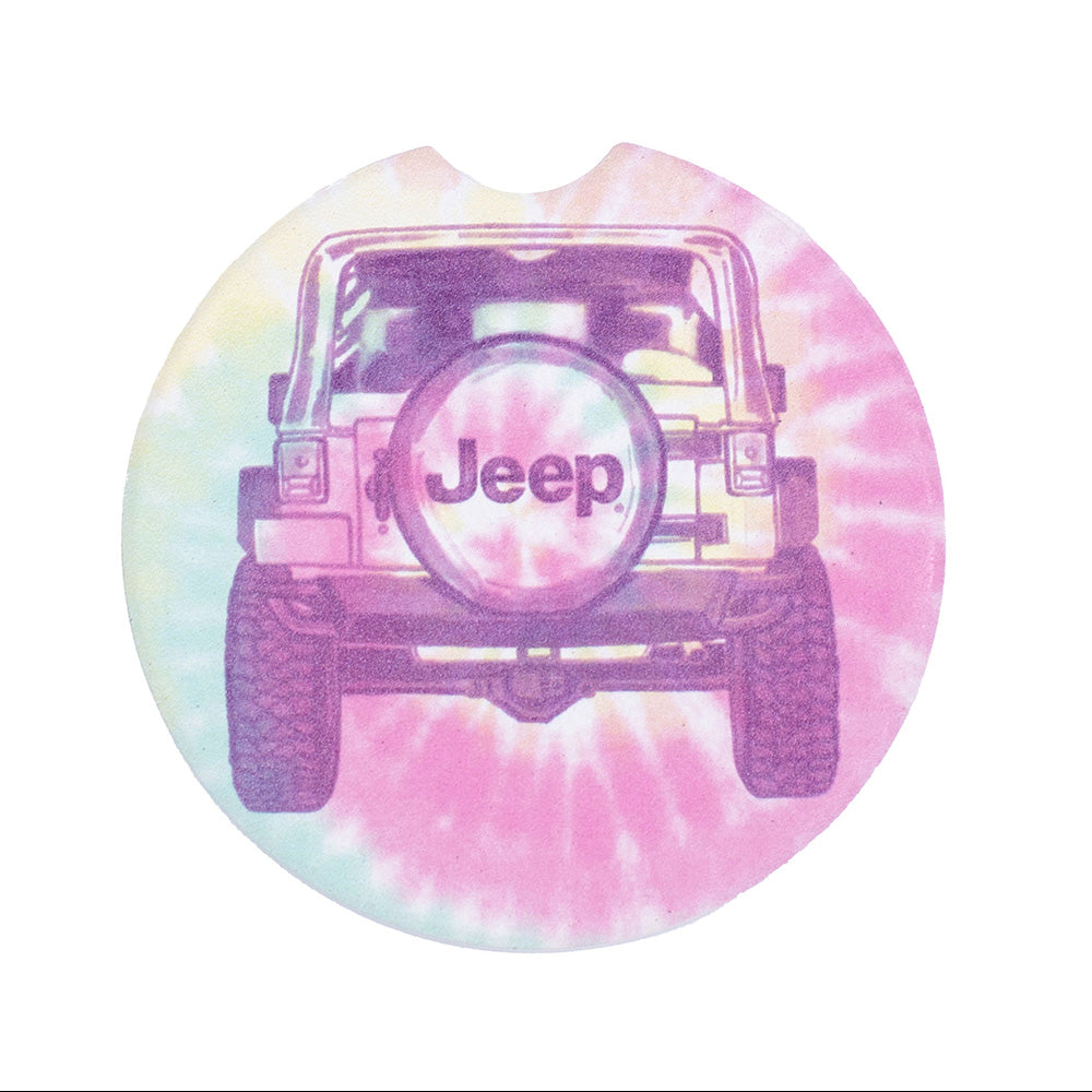 Jeep - Tie Dye Wrangler Coaster – JEDCo