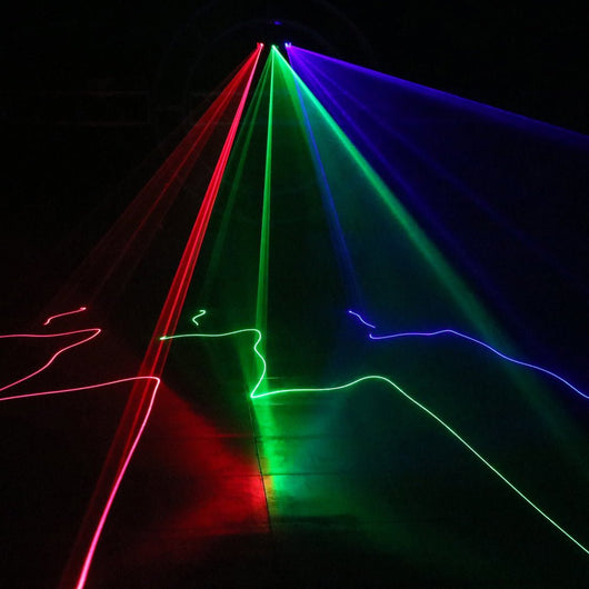 blue laser beam