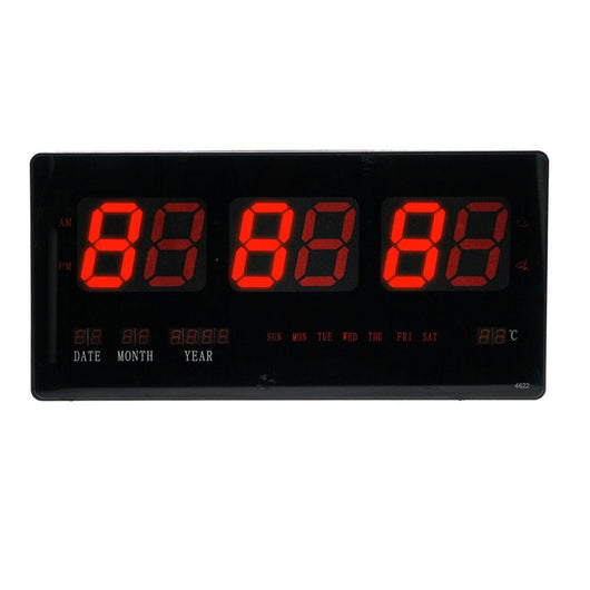 Reloj digital de pared LED Rojo JH-4622R