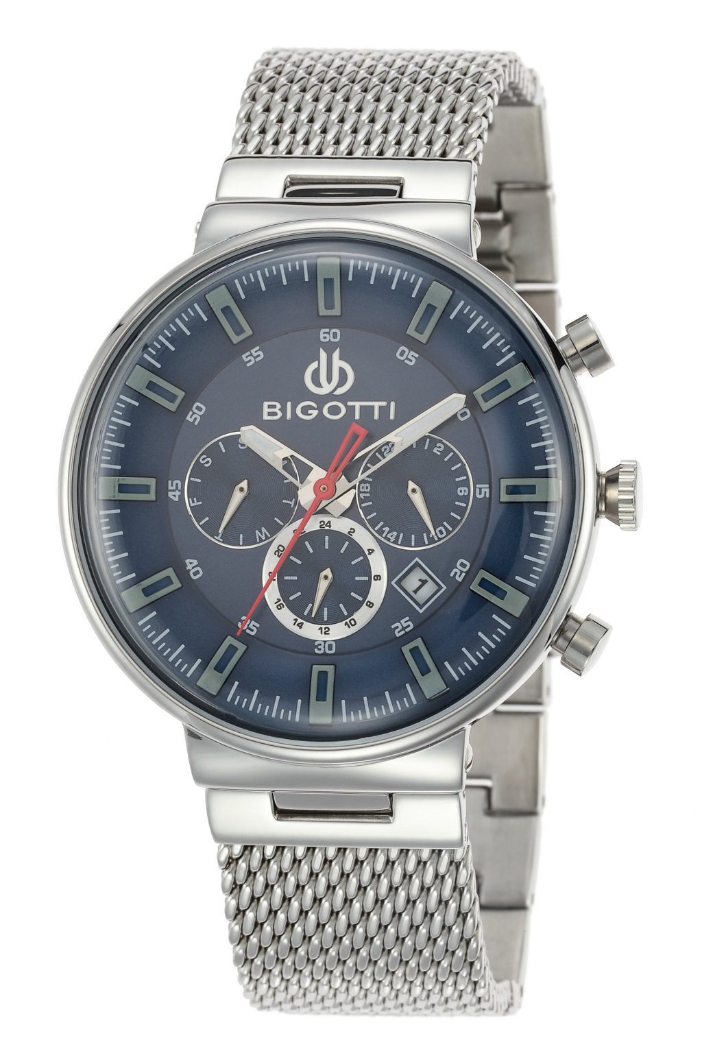 Bigotti Mens Multifunction Stainless Steel Strap Watch - BG.1.10089-2 ...