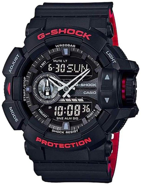 G-SHOCK GA-400SK-1A4DR Skeleton Analog-Digital Black & Pink Men's 