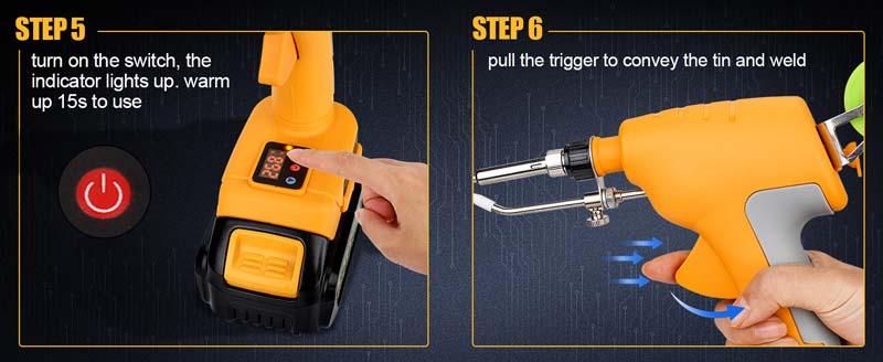 Powuse 75W LCD Cordless Soldering Iron Kit Powered by Dewalt 20V Max Battery