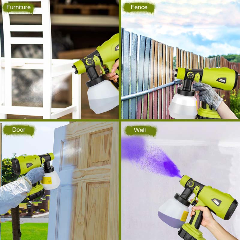 Powuse Handheld Cordless HVLP Paint Sprayer Powered by Ryobi Battery