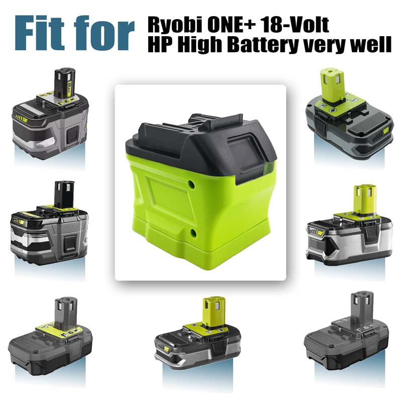 Powuse Ryobi to Makita Battery Adapter with USB Port