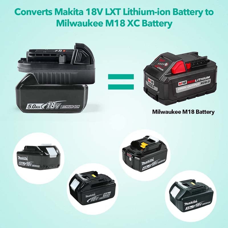 smække Menagerry gravid Makita to Milwaukee Battery Adapter - Powuse