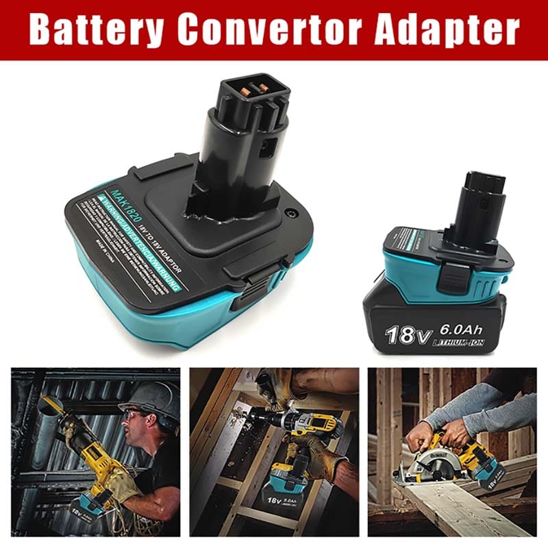 battery adapter dewalt makita