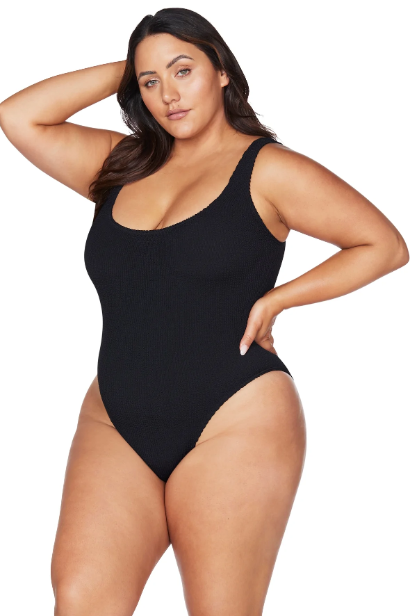 ARTESANDS Arte Black Eco Kahlo Crinkle Fabrication One Size One Piece –  Seychelles Swimwear Your Online Stop for all your Swimwear Needs
