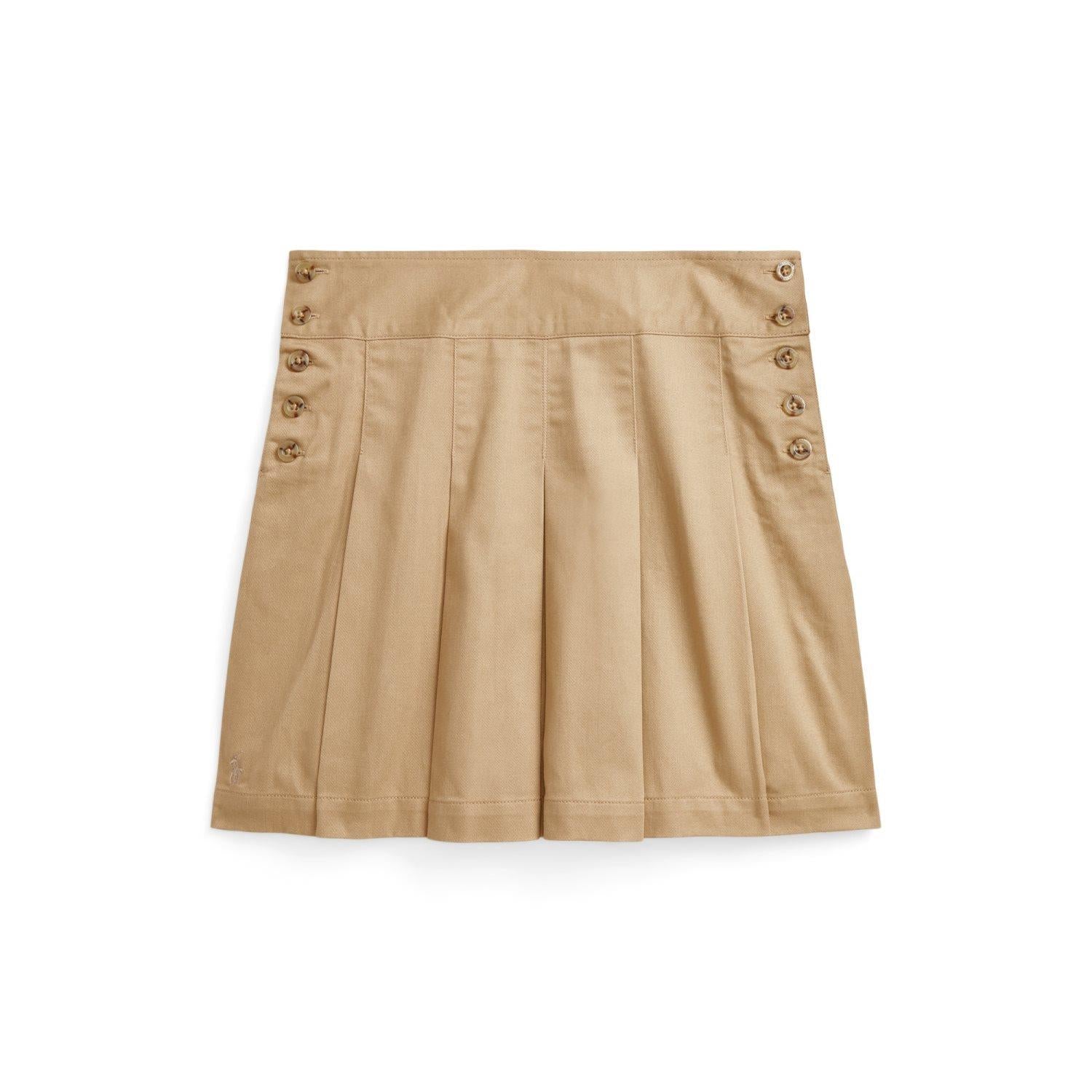 Polo Ralph Lauren khaki twill skjørt | Tante Pose