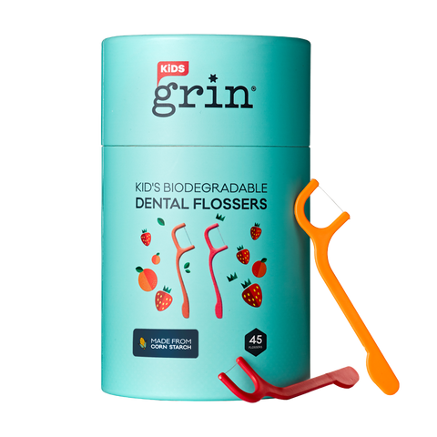 grin natural biodegradable flosser