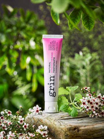 Grin Natural Strengthening Toothpaste Contains Hydroxyapatite