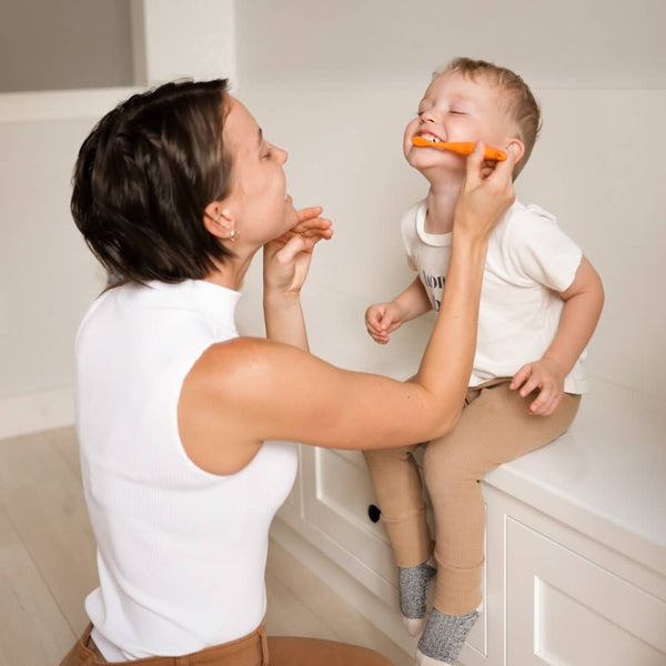 Brushing time is family time - Grin Natural Kids oral care