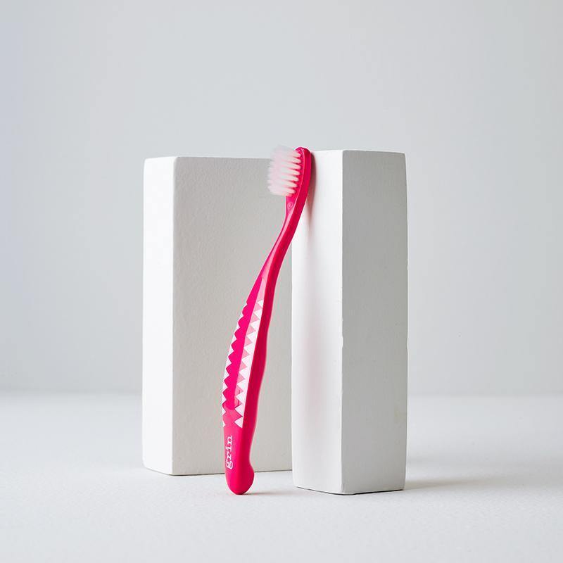 Image of Kids Biodegradable Pink Toothbrush