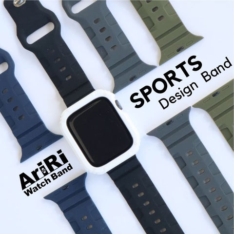 Apple watch band アップルウォッチ ラバーバンド スポーツ ...