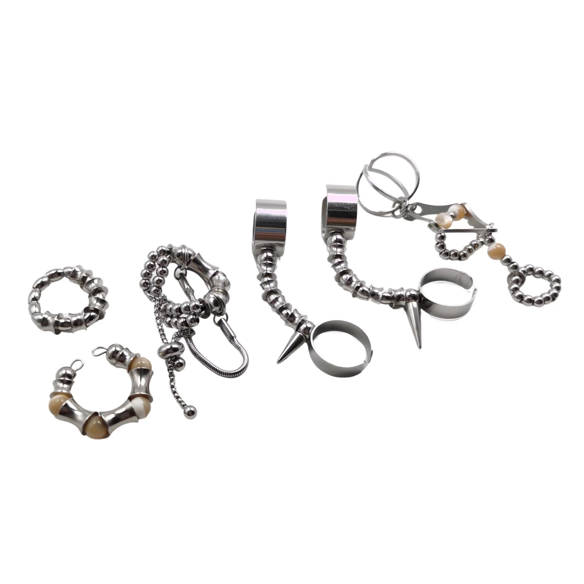 Mechanical Bones ring set – Fervooor