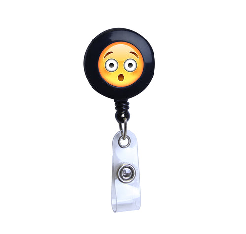 Porte-badge rétractable Smiley