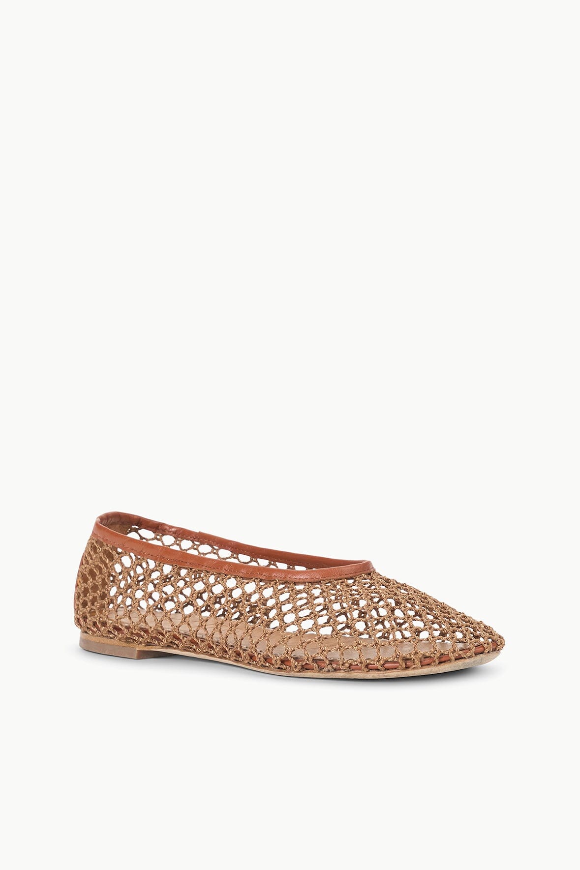 Alba Ballet Flat Tan Netting