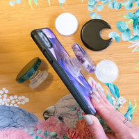 Lepidolite Crystal Phone Holder Pop Socket x1 - Wild Violet Studio