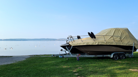 Yellow Waterproof Boat Covers