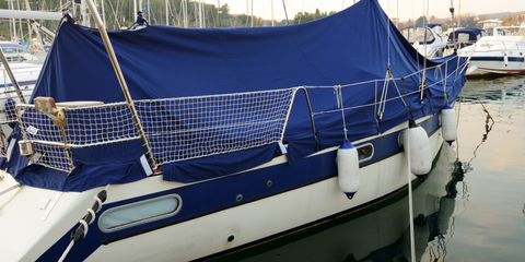 Blue Waterproof Boat Covers