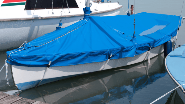 Blue Waterproof Boat Cover