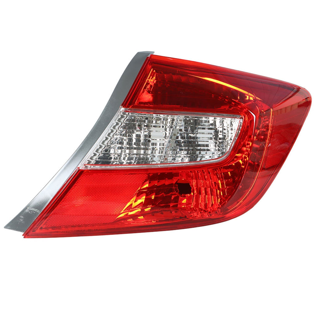 Rear Right Tail Light Assembly Tail Lamp Passenger Side Replacement for 2012 Honda Civic 4-Door Sedan HF/GX/LX/DX/EX/EX-L/Si Models 33500TR0A01 HO2801180 Lab Work Auto
