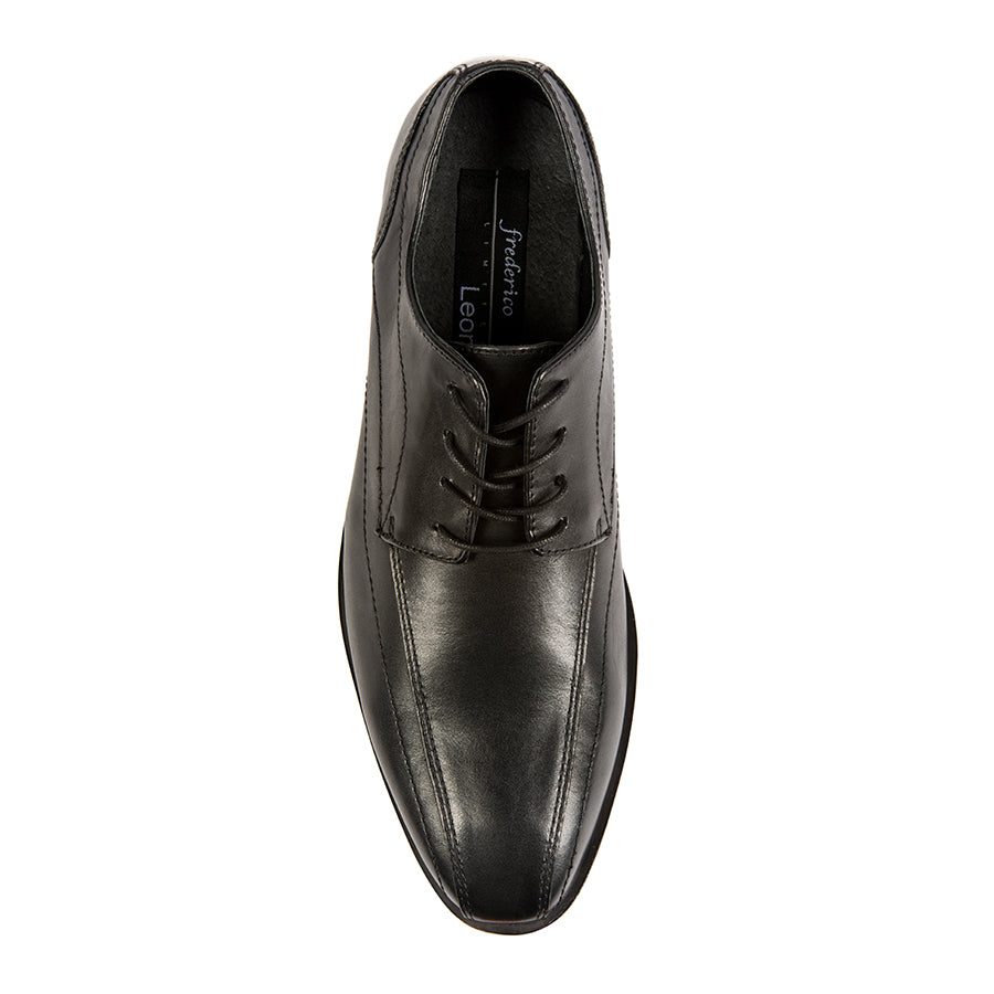 Frederico Leone Regent Mens Shoe in Black at Parker's Clothing and Shoes.