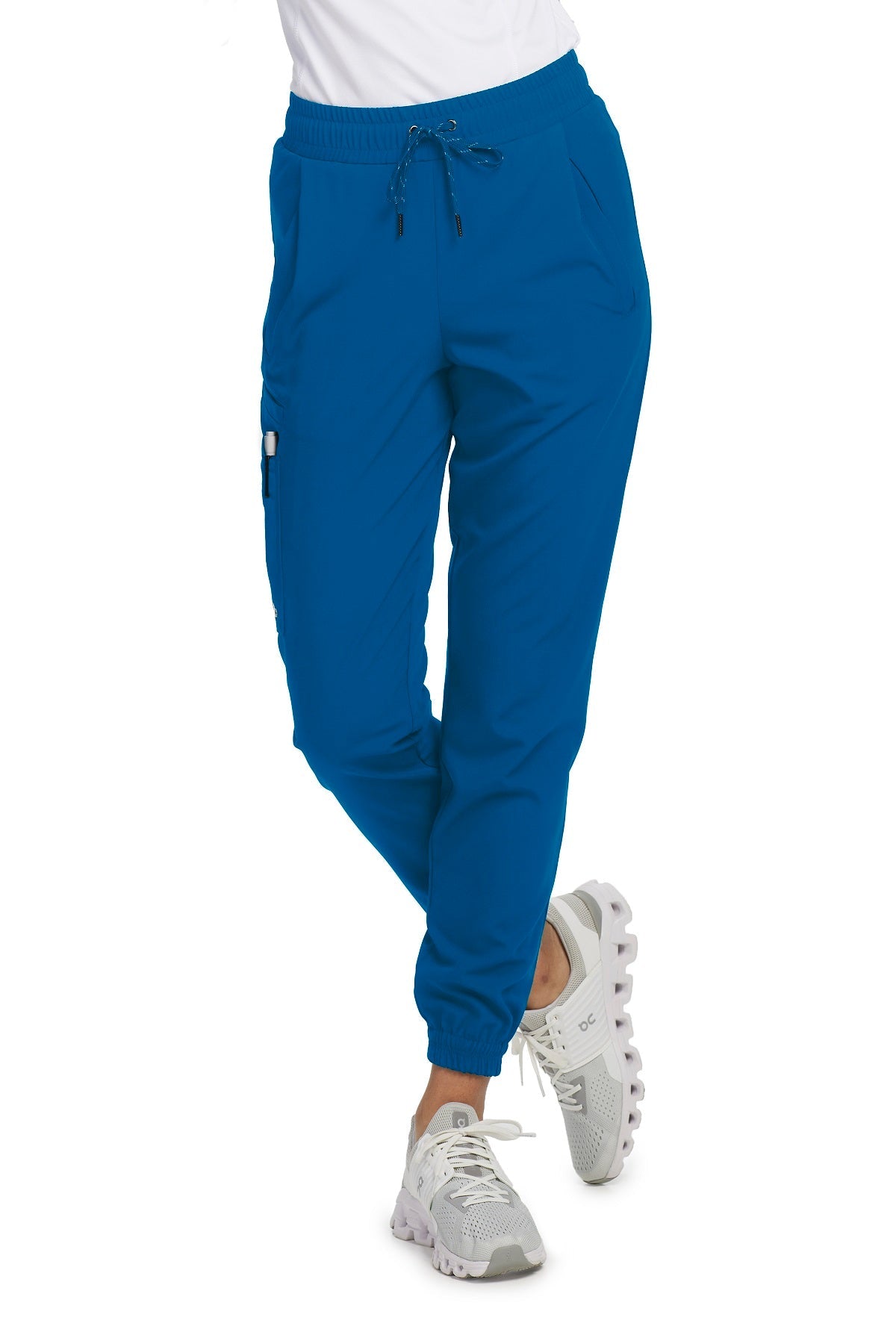 Barco Unify Scrub Pants Mission Jogger Petite Length in New Royal at Parker's Clothing and Shoes.