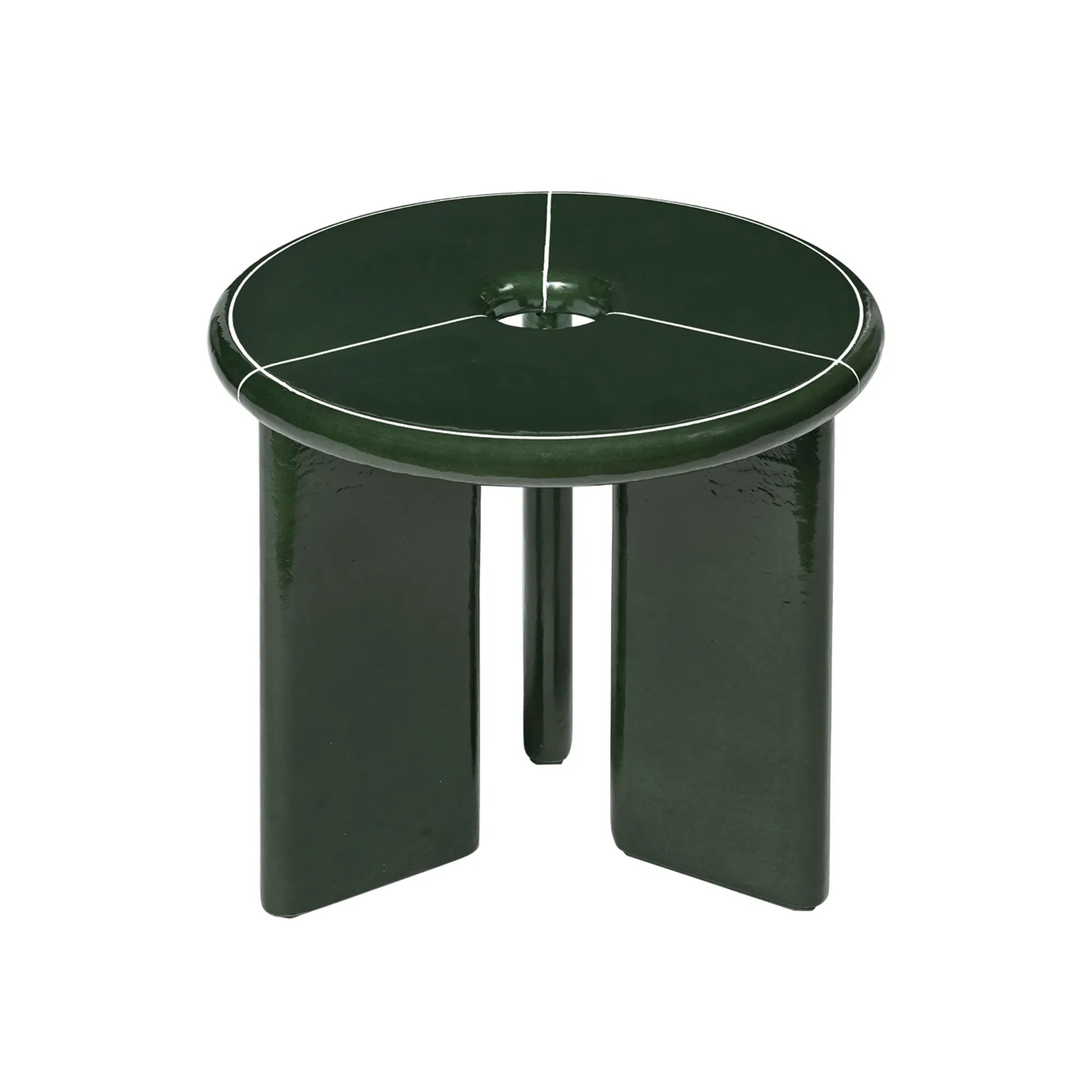 Deya Side Table - Ø18.5 - Dark Green