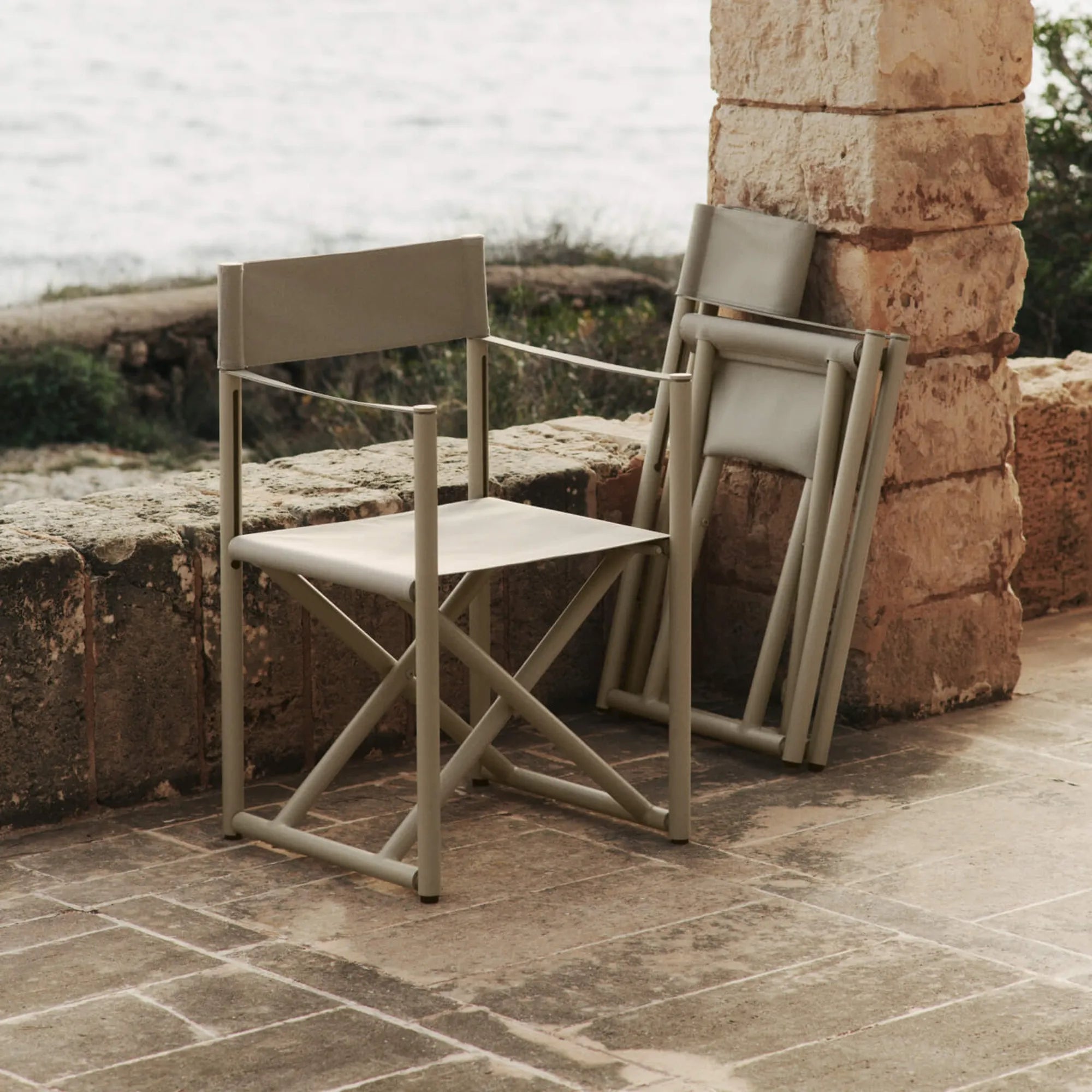 Voya Folding Chair - Cashmere