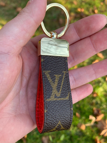 Louis Vuitton Lanyard, LV Lanyard, Vuitton Lanyard, Recycled, Upcycled,  Repurposed, Reworked, Gold Hardware and Clasp