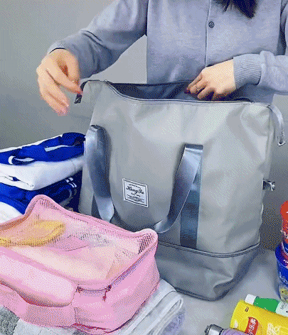 Gpmsign Travel Bag，High-capacity Double-layer Wet Separation