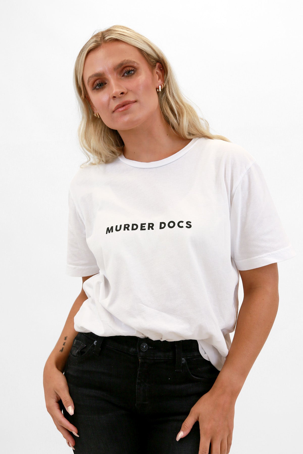 Murder Docs Garment Dye Oversized Tee