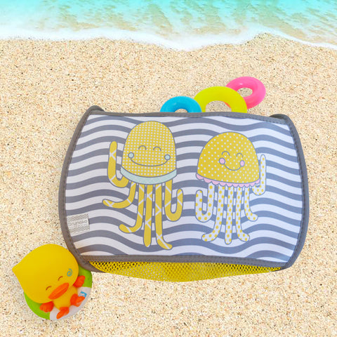 bath toys bag organizer in beach