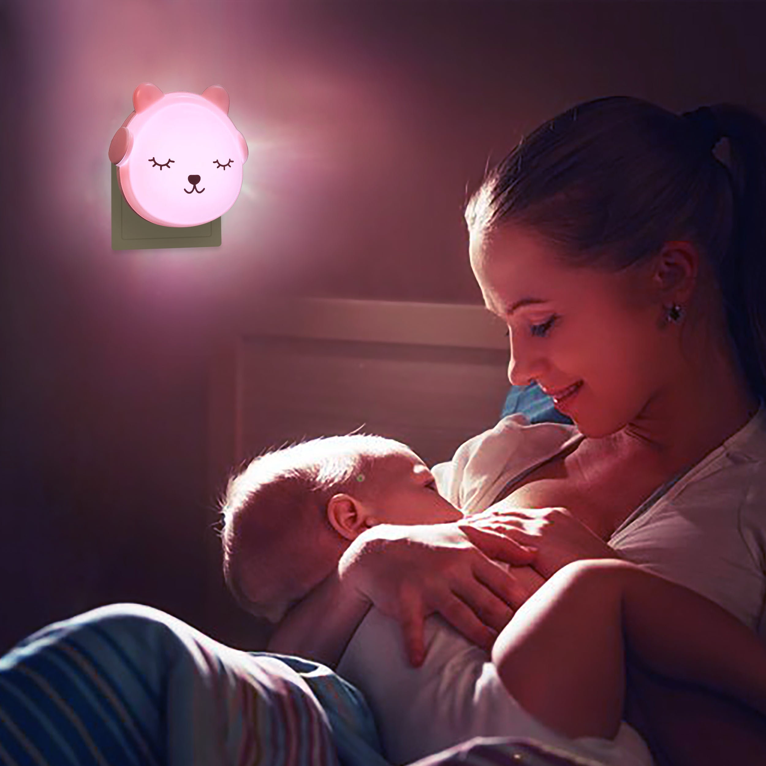 plug in night light while breastfeeding