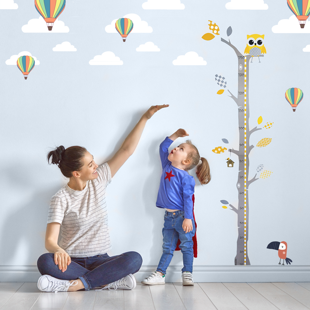 🤰🏻 Nursery Decoration Ideas with Height Chart for Kids ✨