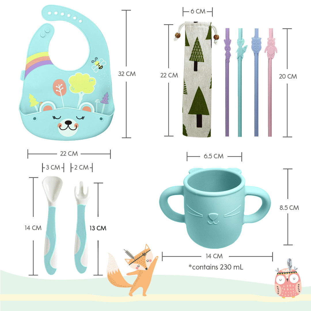 Les Mieux Notes Tasse Pour Enfant Set 4 En 1 Brunoko