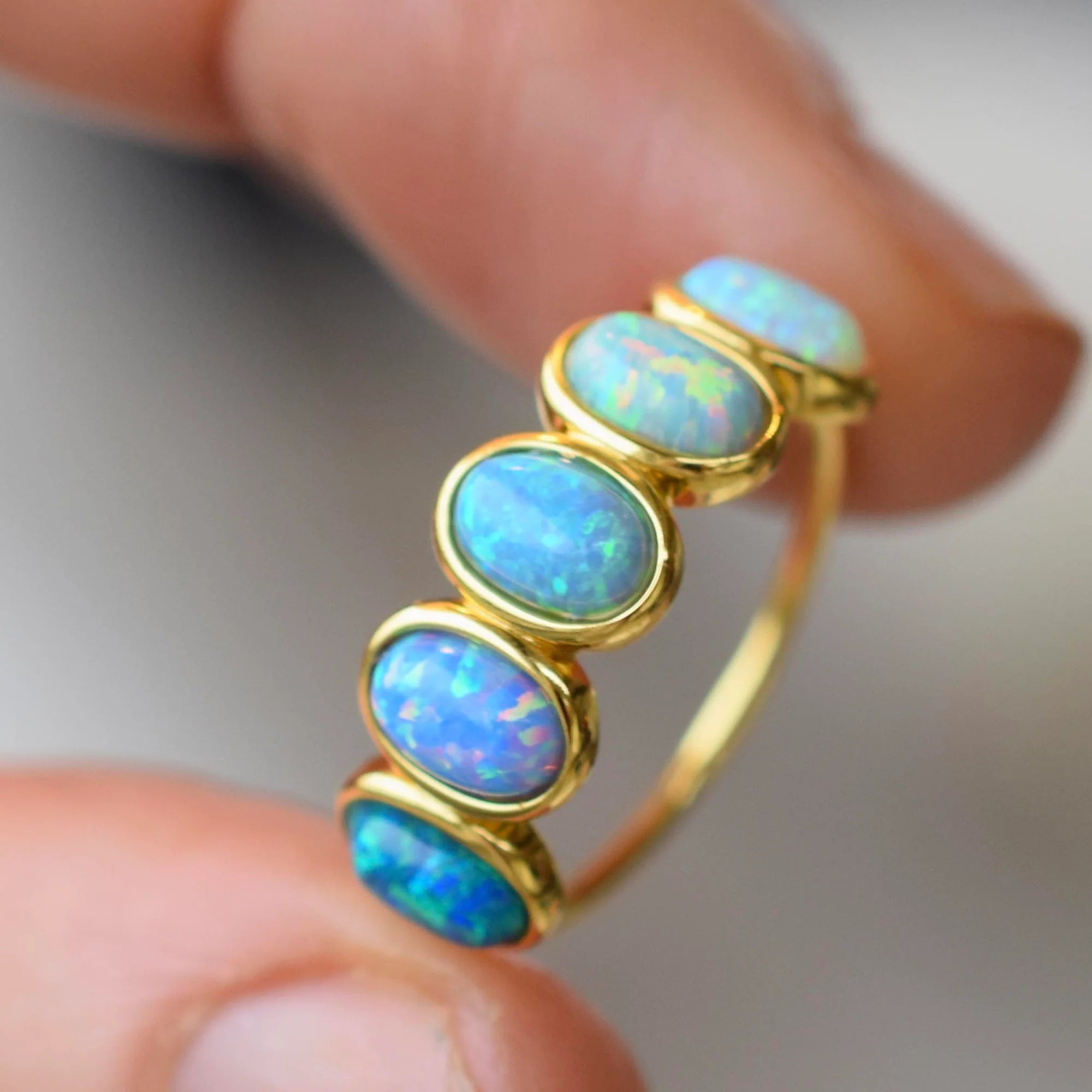 Blue Opal Ombre Candy Band, 7