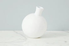 Load image into Gallery viewer, White Sphere Bud Vase
