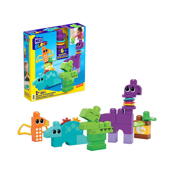 Mega Bloks Squeak n Chomp Dinos | Mastermind Toys