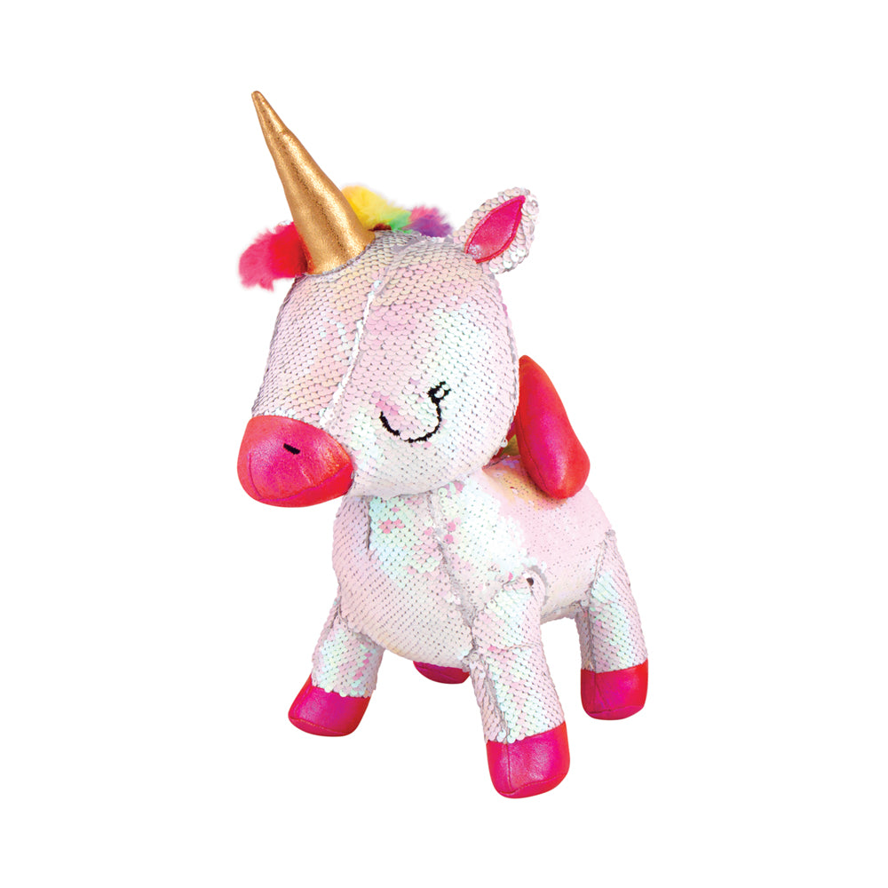 sequin unicorn plush