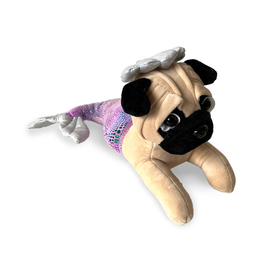 pug mermaid stuffed animal