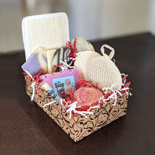 Five Piece Handmade Soap Gift Basket – Grandmas All Natural Soap