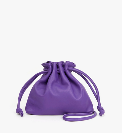 Clare V, Bags, Claire V Petit Moyen Messenger Crossbody Bag Violet Purple