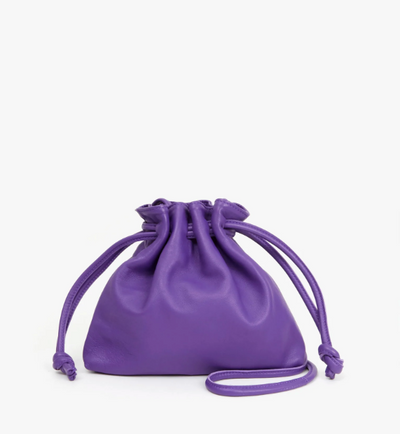 Clare V, Bags, Clare V Petit Moyen Bag W Twisted Puff Top Strap  Lilaclavenderviolet