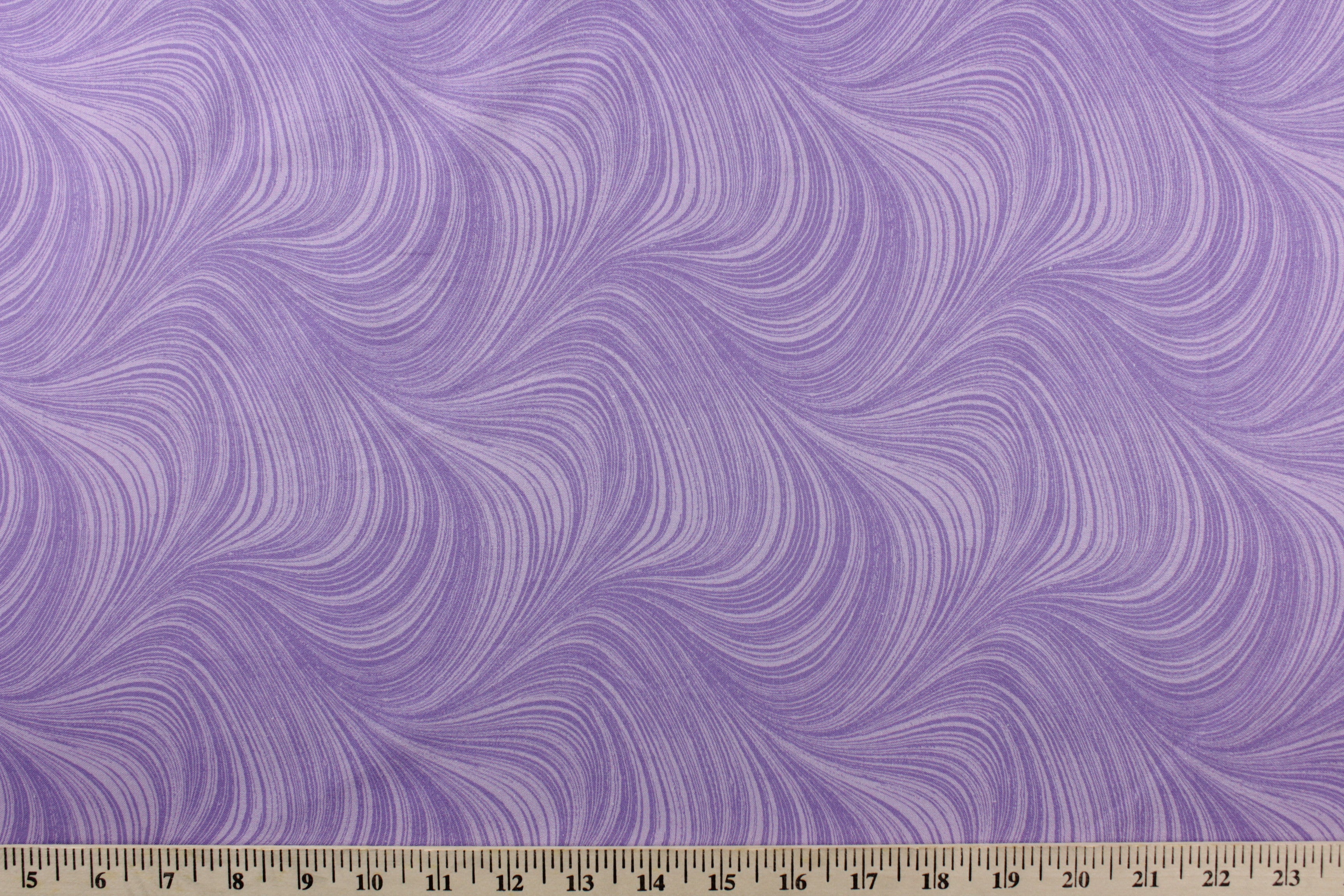 Benartex Wave Texture Fabric in Purple in 108" Width Quilt Backing