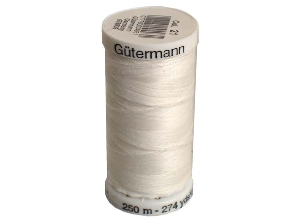 Gutermann Cotton Hand Quilting Thread 200m/219yds Light Pearl #919