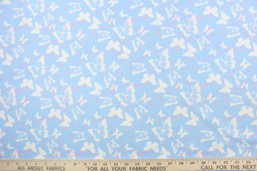 SMALL - butterflies fabric - baby Fabric