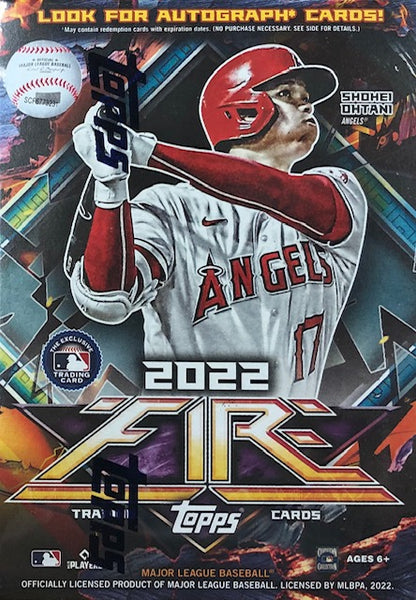 2022 Topps Fire Baseball Blaster Box