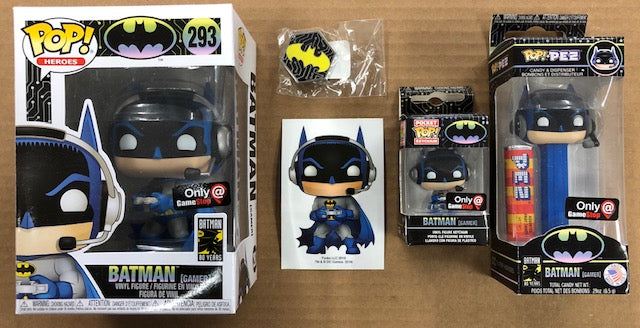 Funko Pop Batman Gamer Mystery Box Gamestop Exclusive Figure – Baseball  Dreams & Memories