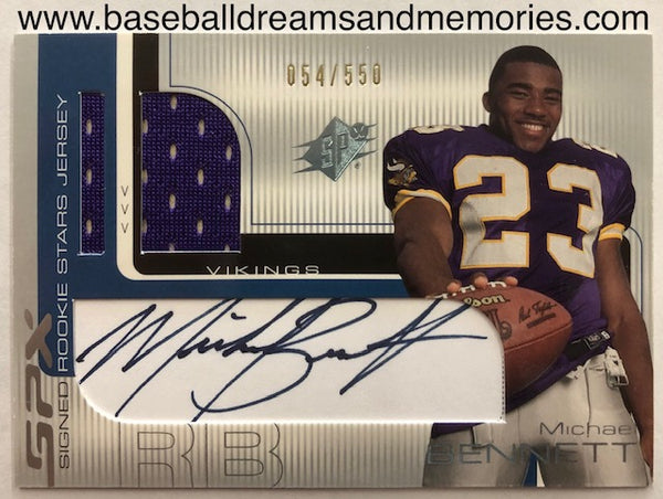 2010 Upper Deck SPX Emmanuel Sanders Rookie Materials Autograph Jersey –  Baseball Dreams & Memories